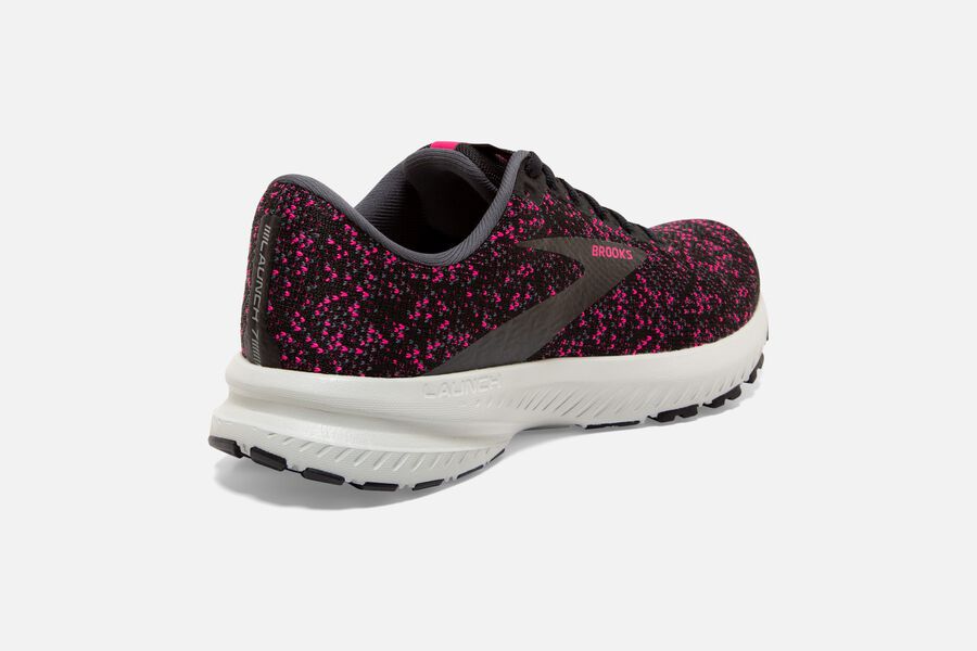 Brooks Launch 7 Road Loopschoenen Dames - Zwart/Rood - 192738RPB